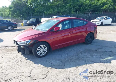 2017 Hyundai Elantra Se z USA, uszkodzony, nr VIN KMHD74LF3HU423353
